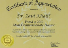COMPASSIONATE DOCTOR RECOGNITION 2010